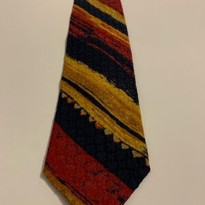 Paolo Da Ponte Tie – Vintage Abstract Stripe – Hand Made in Italy – 100% Silk